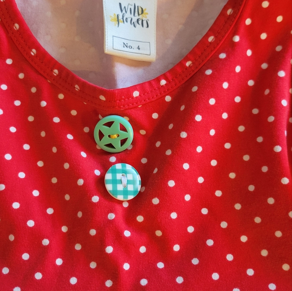 Wildflowers size 4 dress - Picture 3 of 3